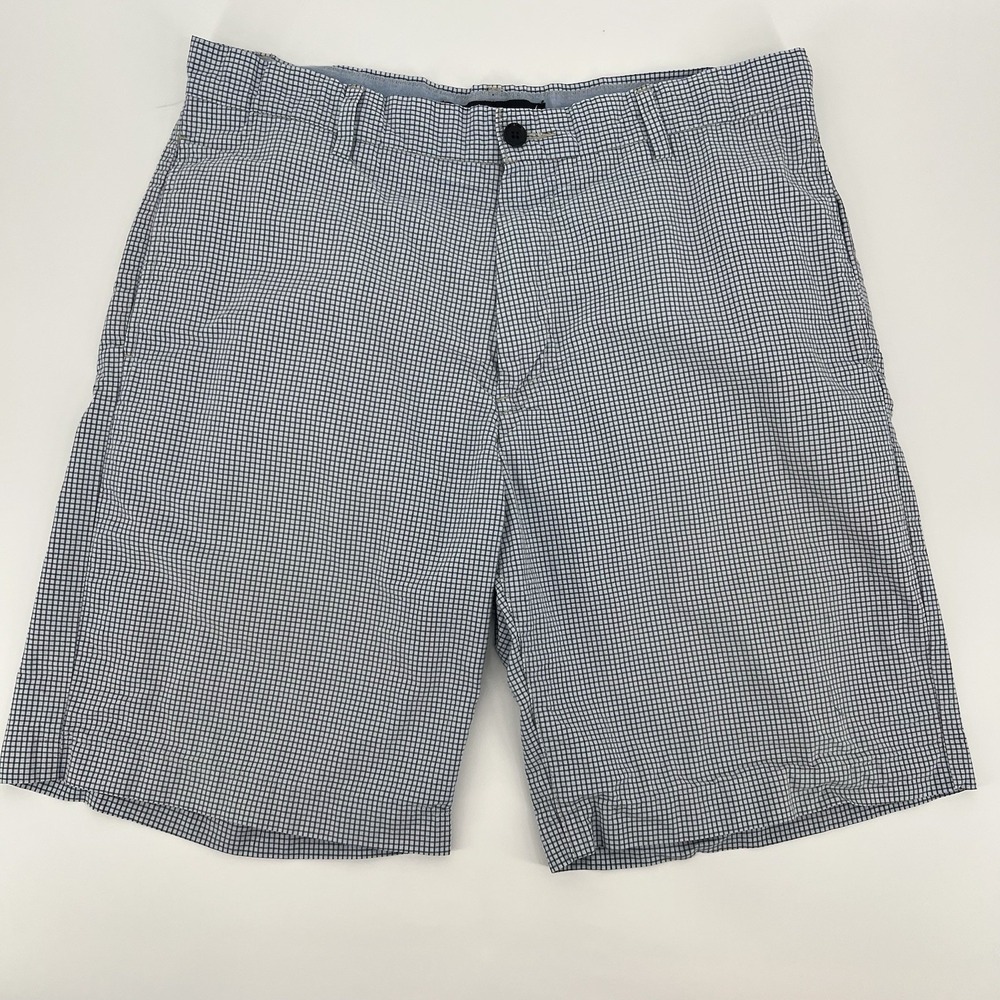 Nautica Shorts Men's Size 36 Blue Check 100% Cotton